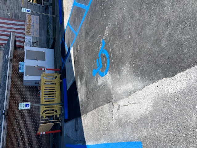 ADA Compliance Made Easy: Handicap Space Touch-Up in Perdido Key, FL by Parking Lot Maintenance of the Panhandle