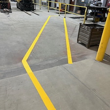 Fresh-Striping-at-Jupiter-Bach-Manufacturing-in-Ferry-Pass-FL-by-Parking-Lot-Maintenance-of-the-Panhandle 2