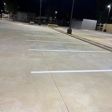 Fresh-Striping-for-New-Hotel-in-Pensacola-FL-by-Parking-Lot-Maintenance-of-the-Panhandle 1