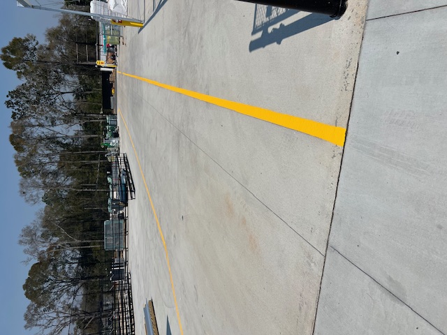 Precision Striping at Tractor Supply in Crestview, FL by Parking Lot Maintenance of the Panhandle
